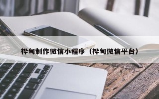 娄底桦甸制作微信小程序（桦甸微信平台）